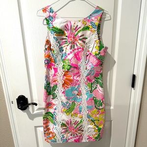 Lilly Pulitzer Nosie Posie 20th Anniversary Floral Print Dress